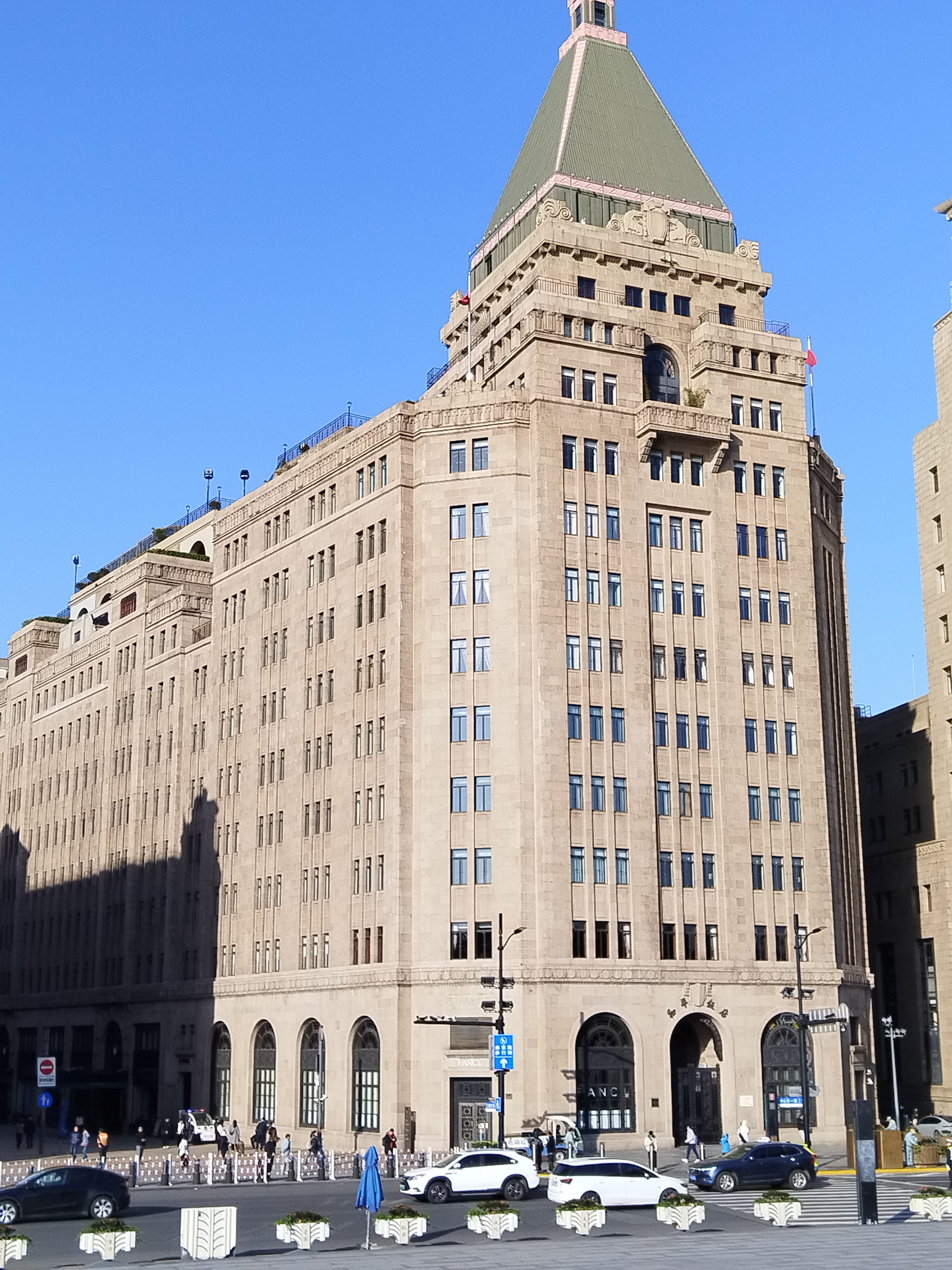 Shanghai Bund historic architecture